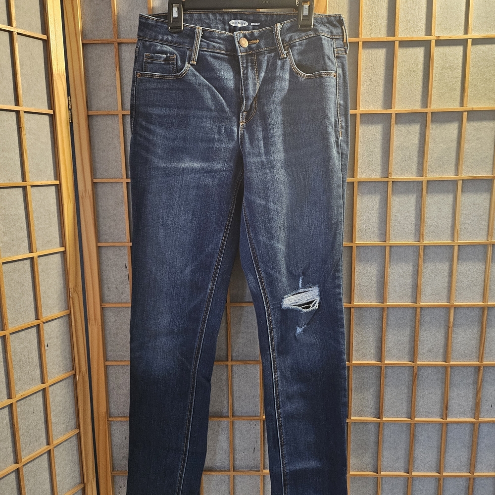 Old Navy Size 6 Distressed Blue Jeans